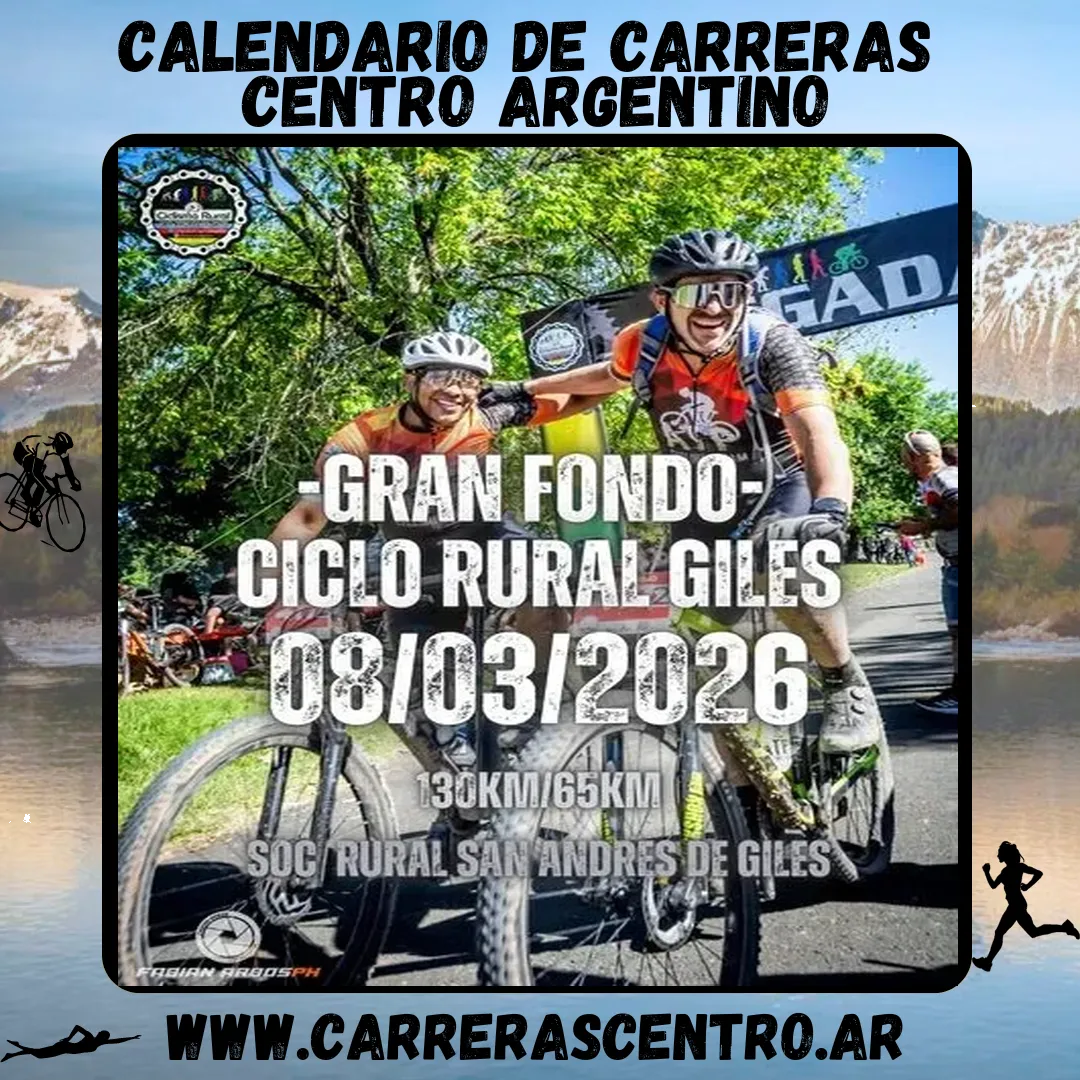 Flyer de Gran Fondo Ciclorural 2026