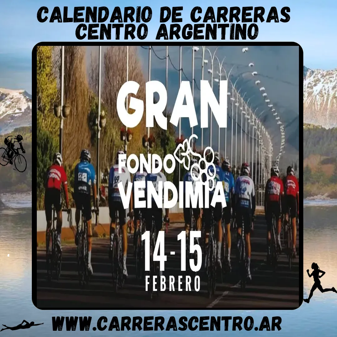 Flyer de Gran Fondo Vendimia 2026