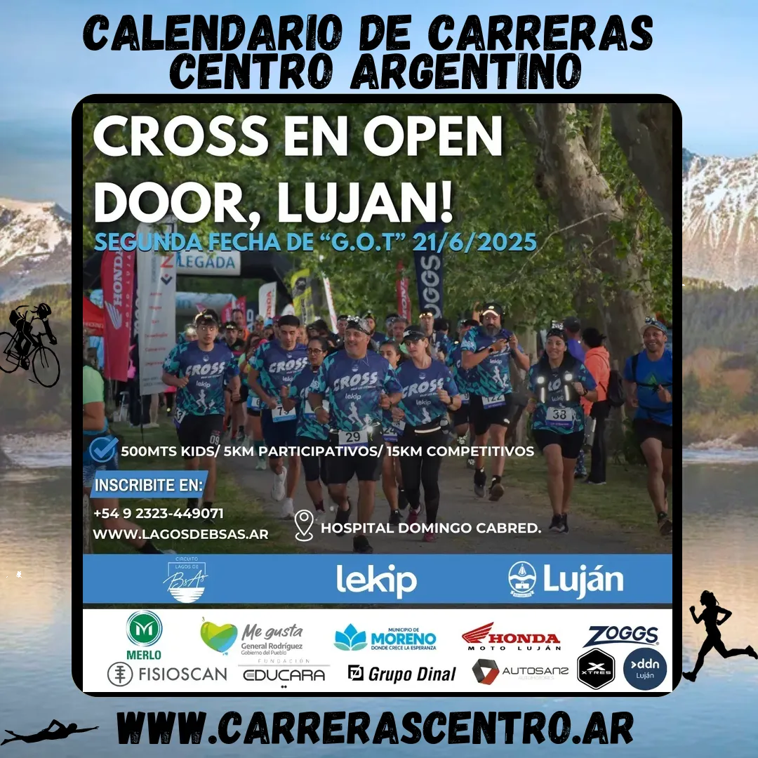 Flyer de Gran Oeste Trail 2025 – 2da Fecha 2025