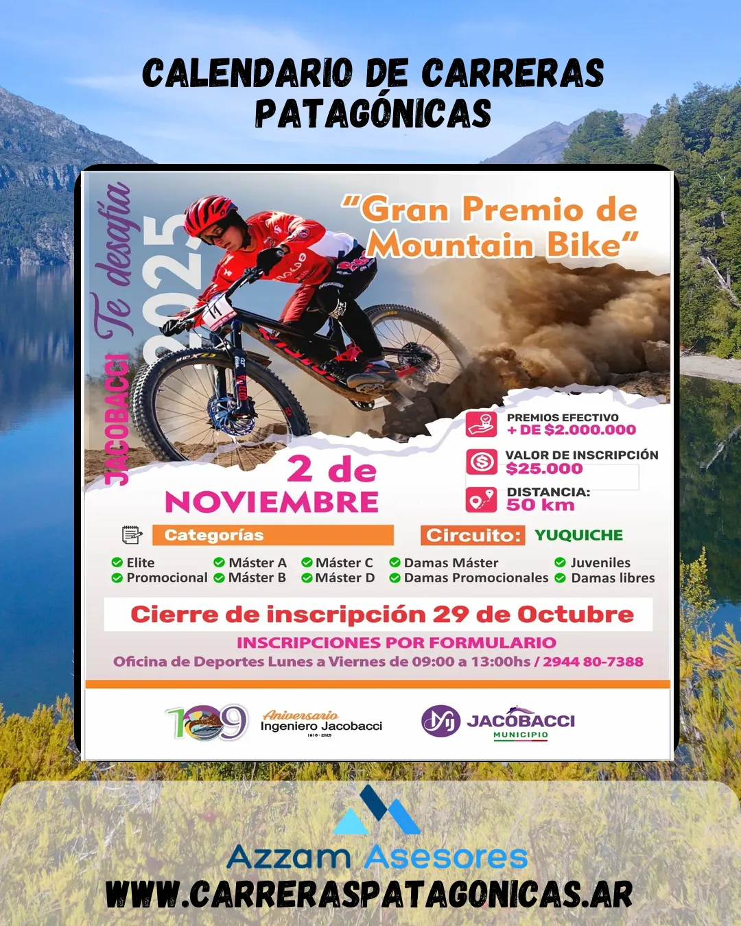 Flyer de Gran Premio de MTB 2025