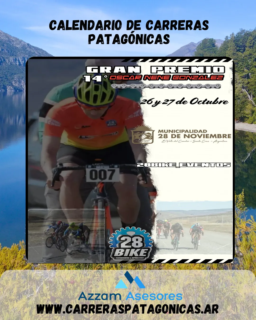 Flyer de Gran Premio Oscar Nene González 2024