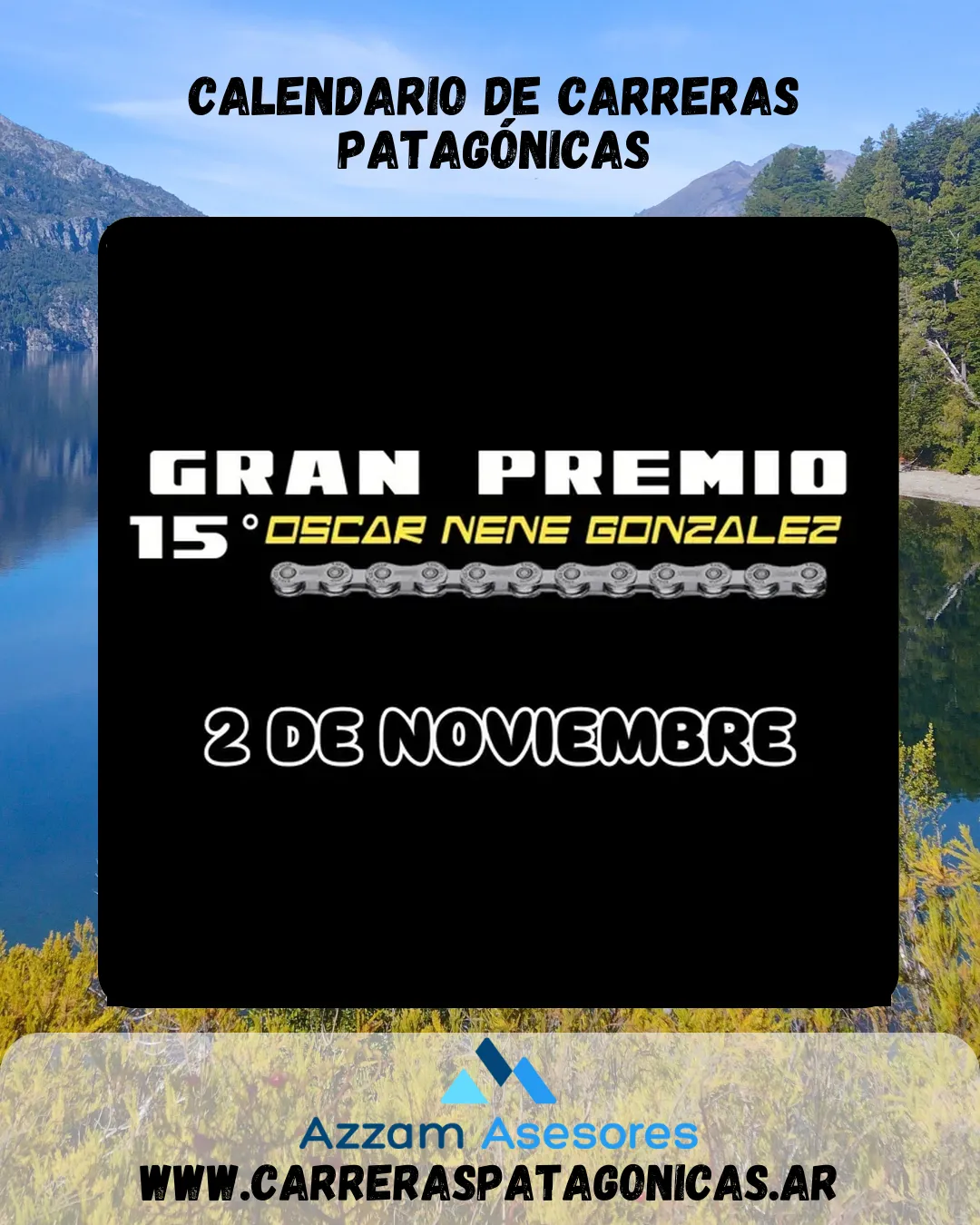 Flyer de Gran Premio Oscar Nene González 2025