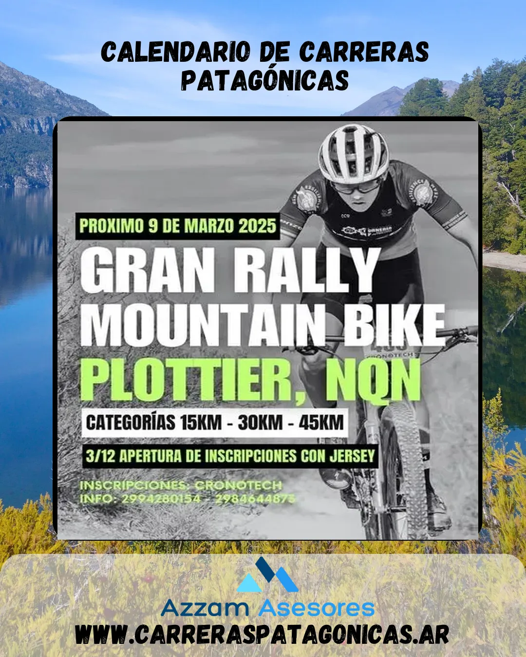Flyer de Gran Rally MTB Plottier 2025