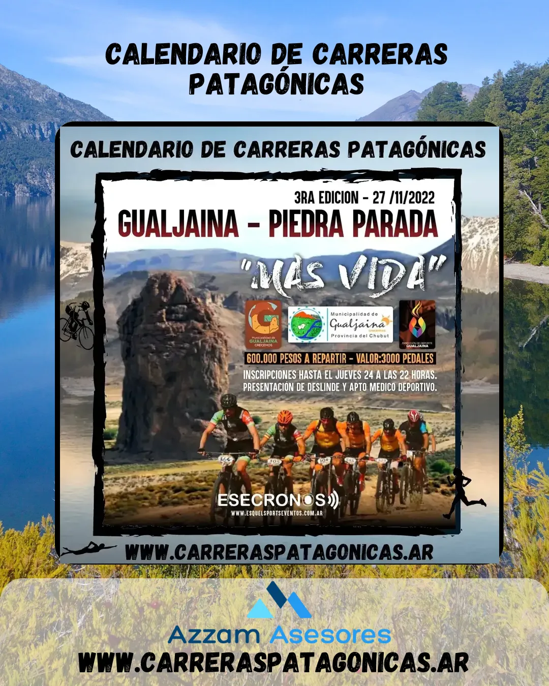 Flyer de Gualjaina – Piedra Parada 2022
