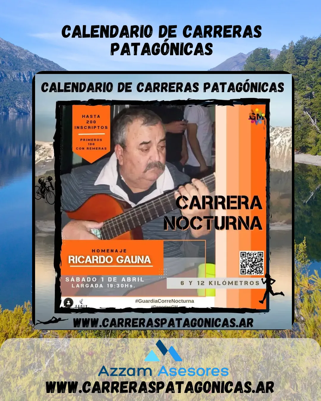 Flyer de Guardia Corre Nocturna 2023