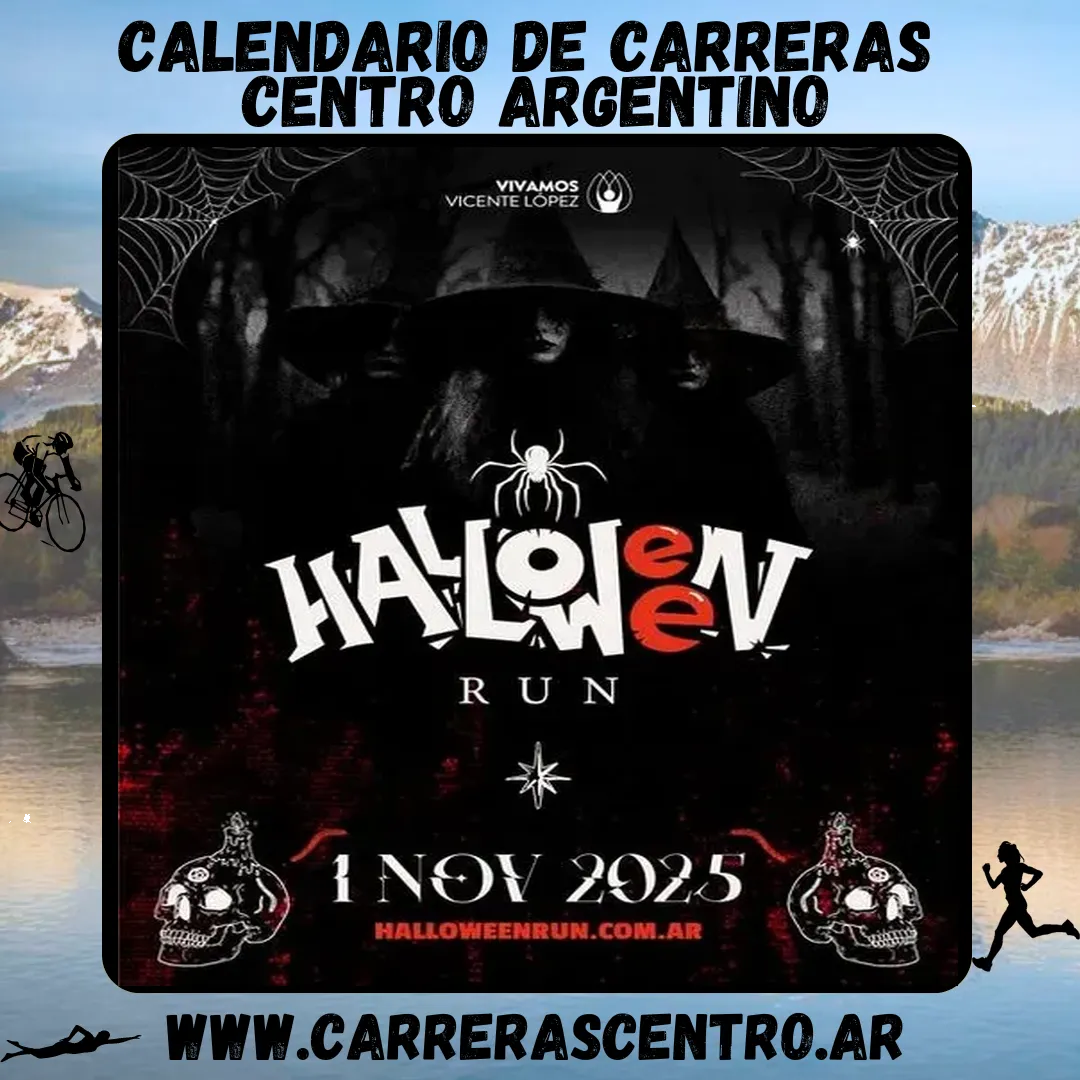Flyer de Halloween Run 2025