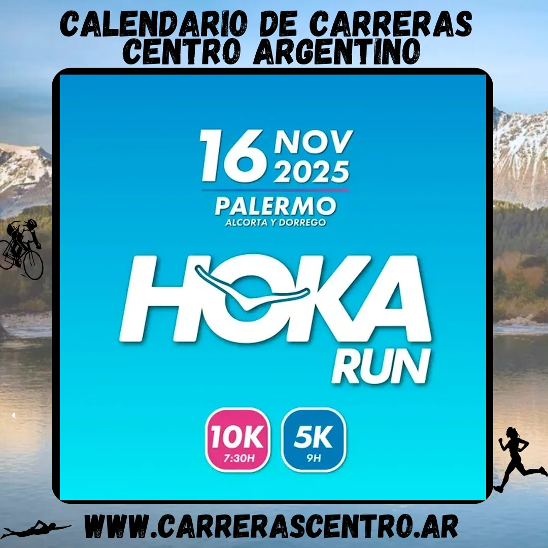 Flyer de Hoka Run 2025
