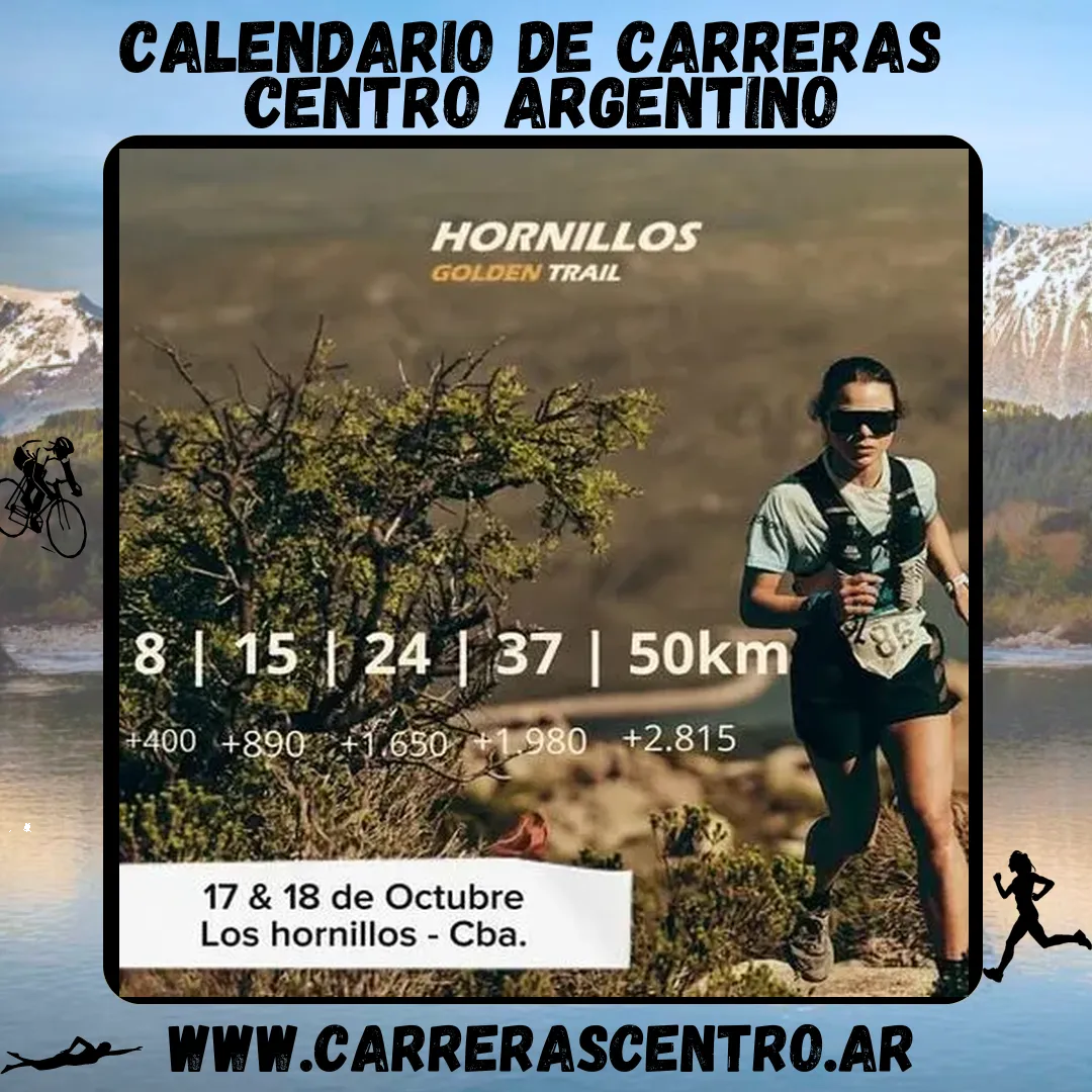 Flyer de Hornillos Golden Trail 2026