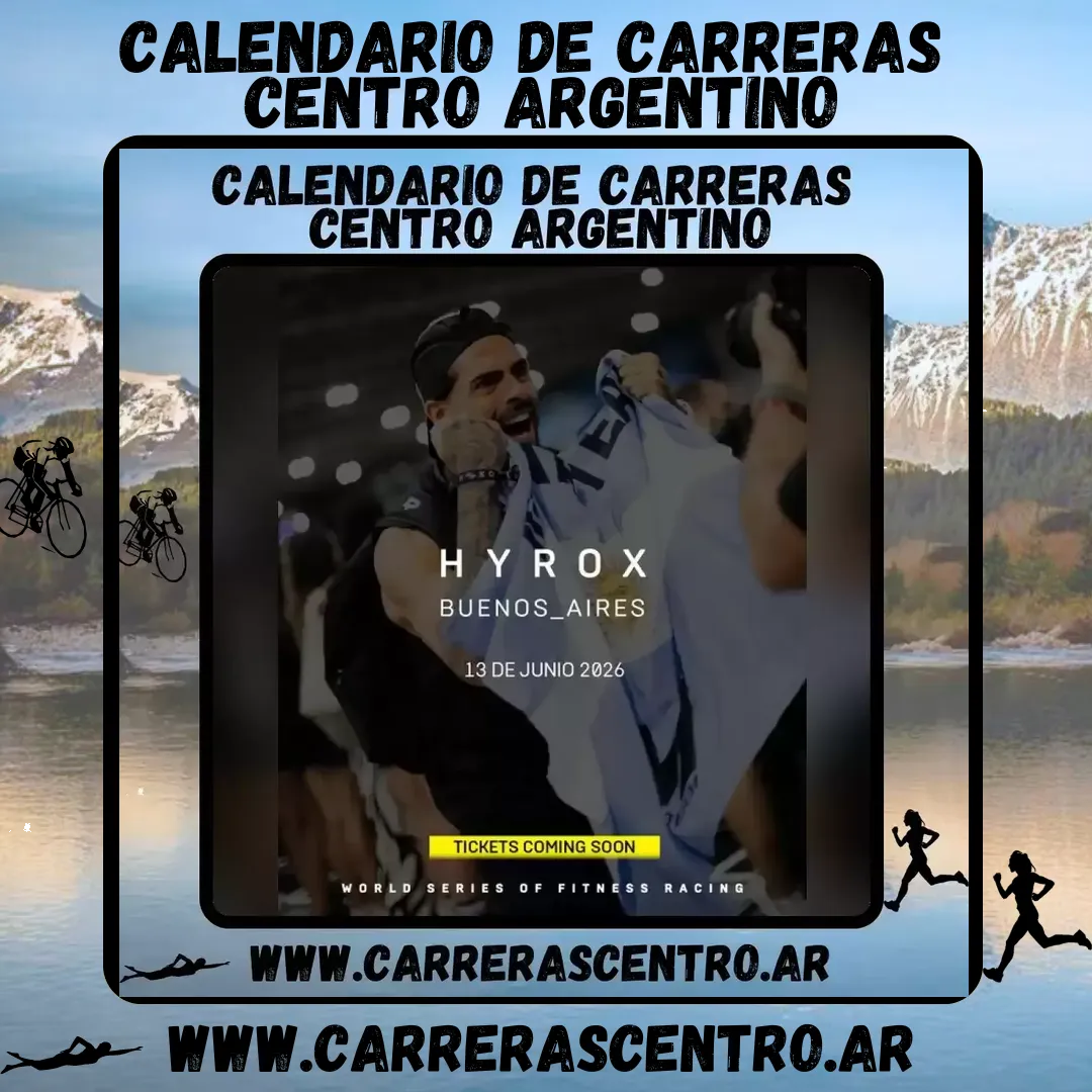 Flyer de HYROX Buenos Aires 2026