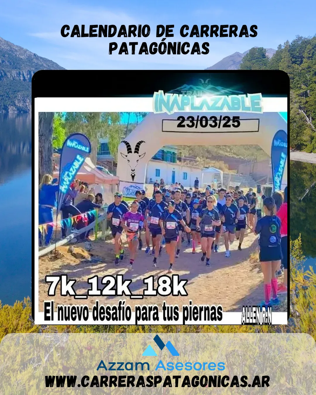 Flyer de Inaplazable Trail 2025