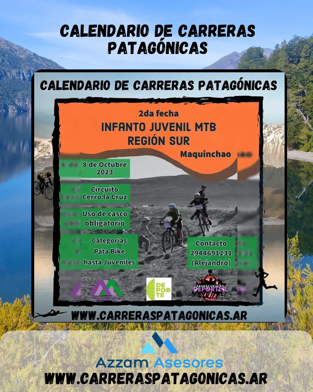 Flyer de Infanto Juvenil MTB 2023