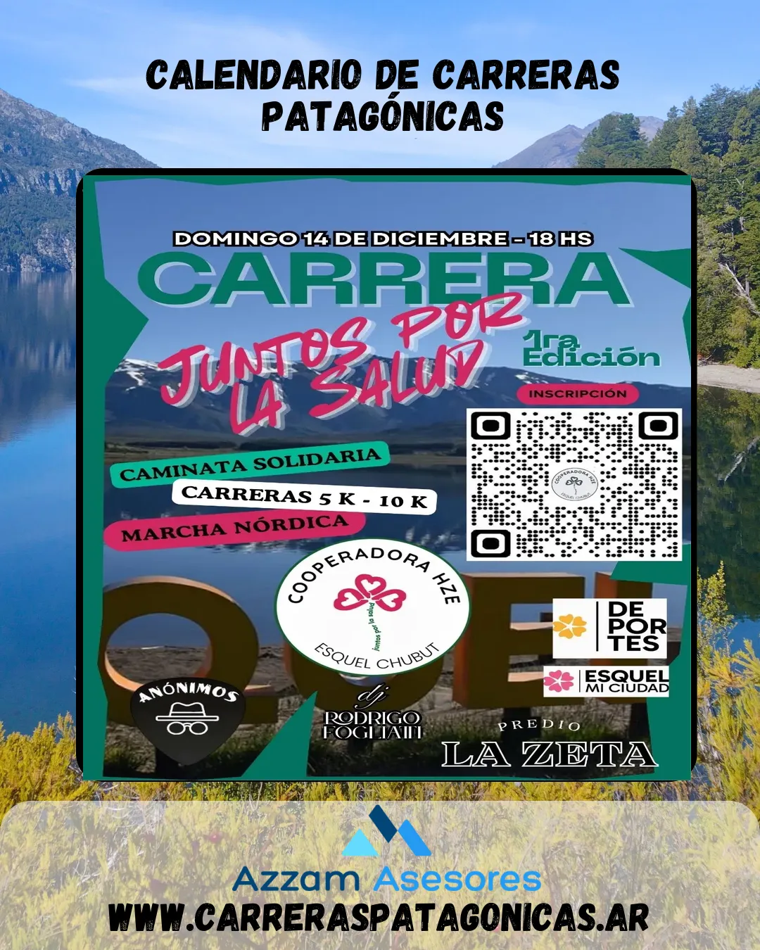 Flyer de Juntos por la Salud 2025