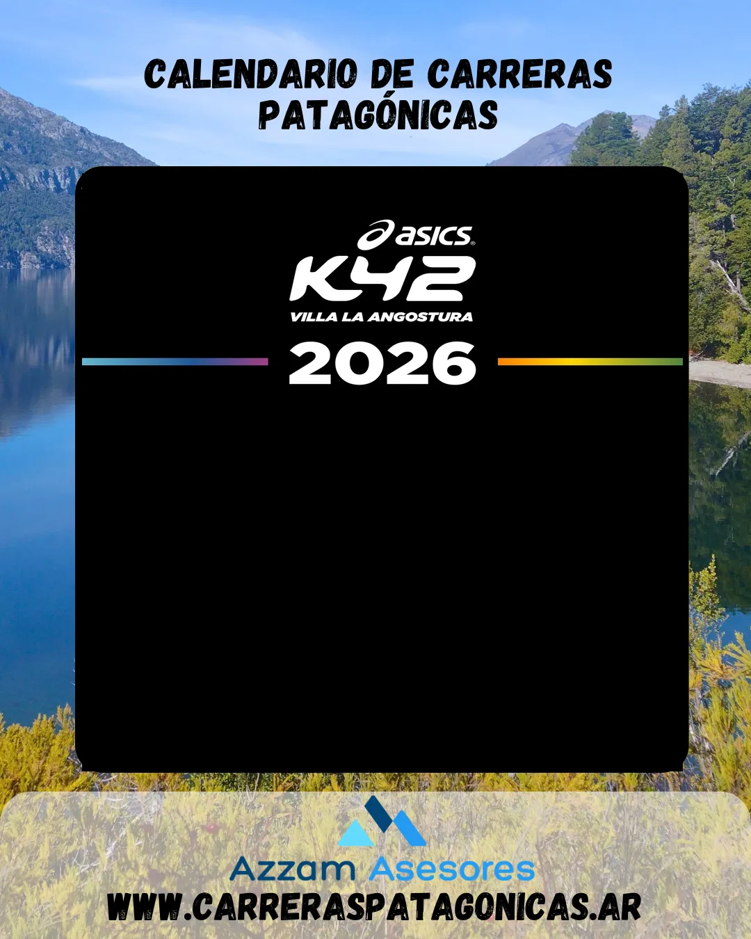 Flyer de K42 Villa La Angostura 2026 - ASICS