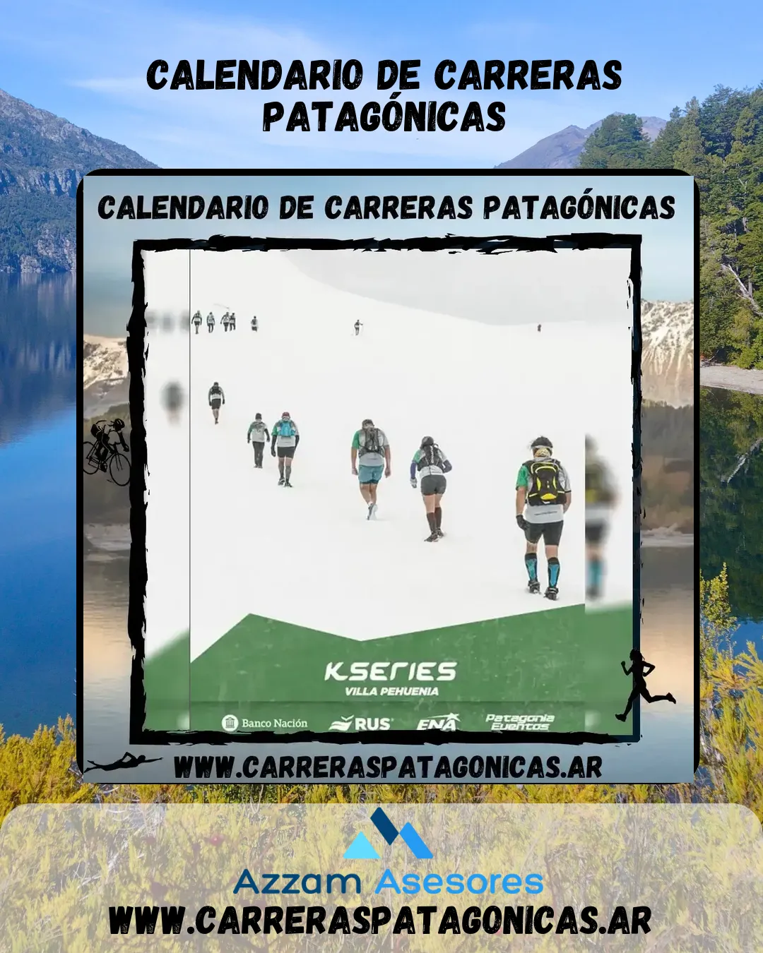 Flyer de Kseries Villa Pehuenia 2023