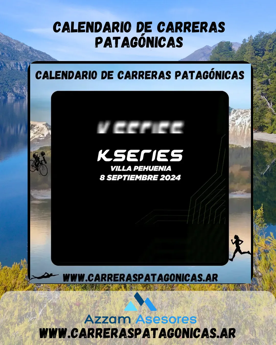 Flyer de Kseries Villa Pehuenia 2024