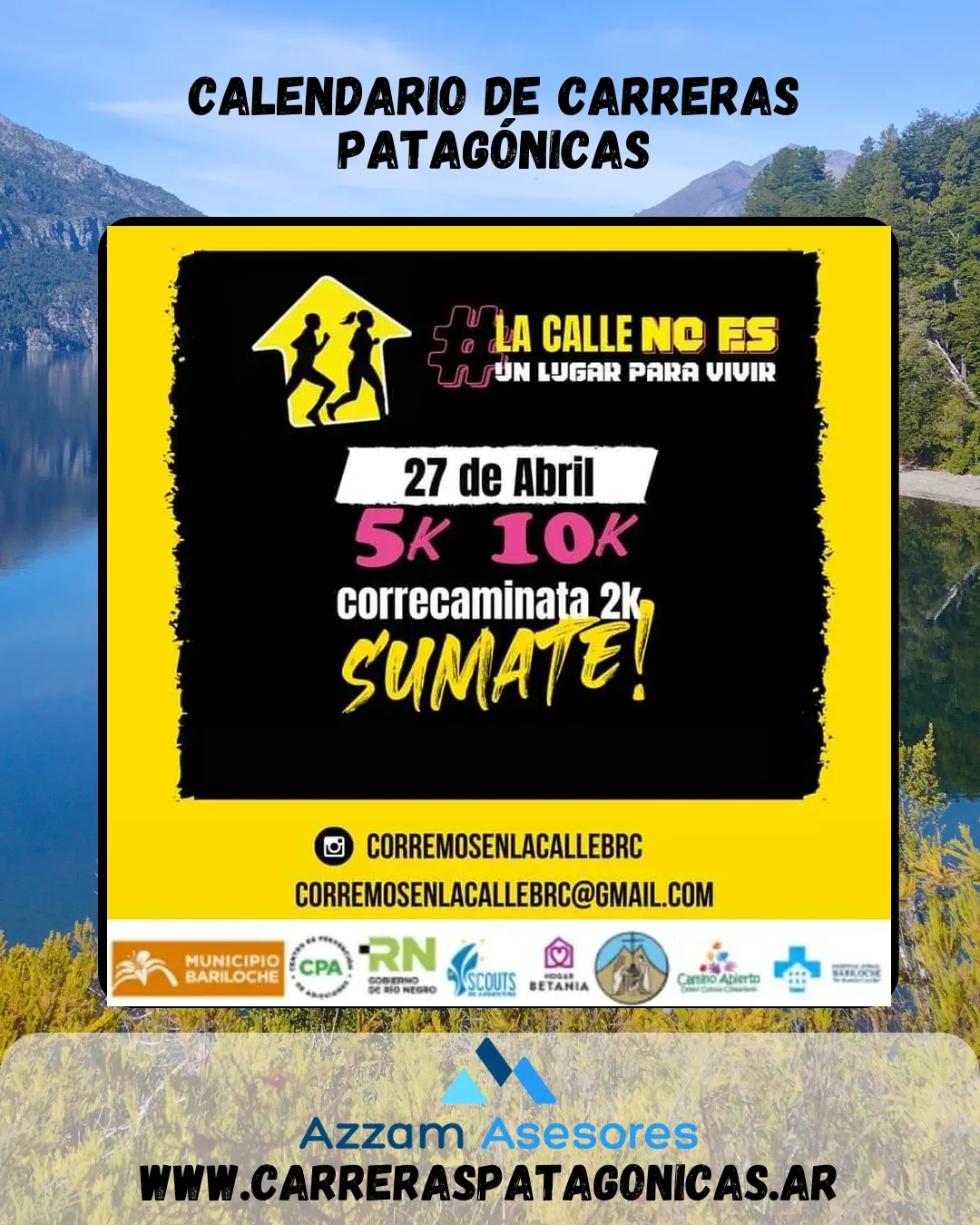 Flyer de La calle NO es un lugar para vivir 2024