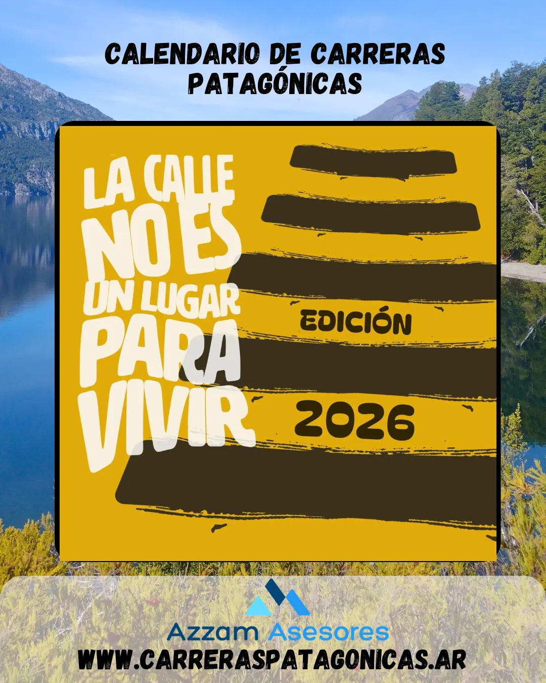 Flyer de La calle NO es un lugar para vivir 2026