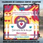 Flyer de La Carrera de la Mujer Necochea 2024
