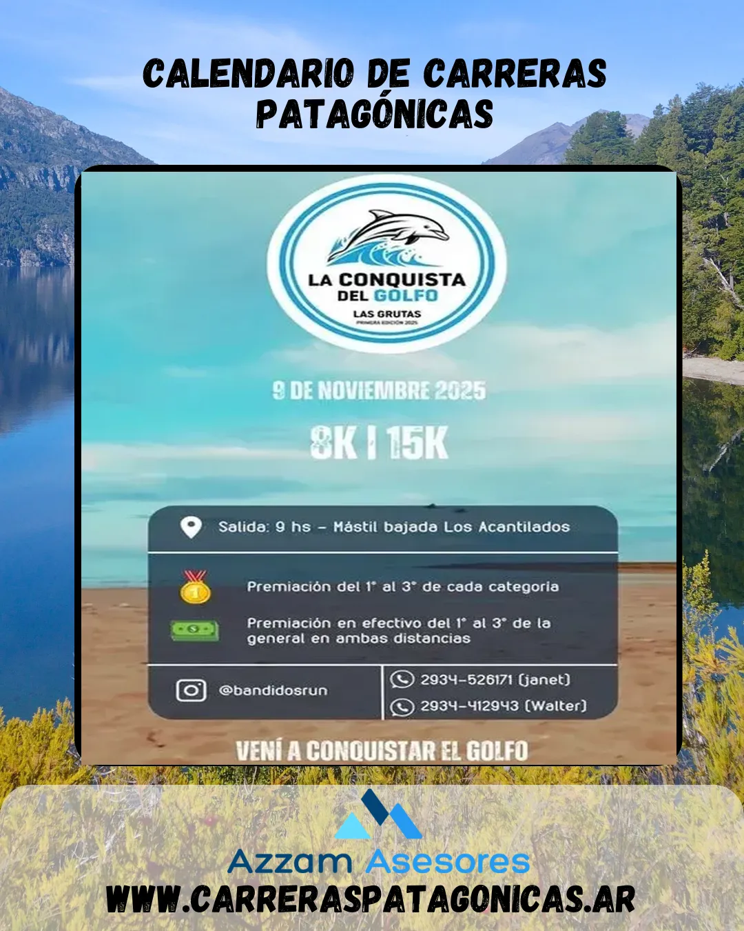 Flyer de La Conquista del Golfo 2025