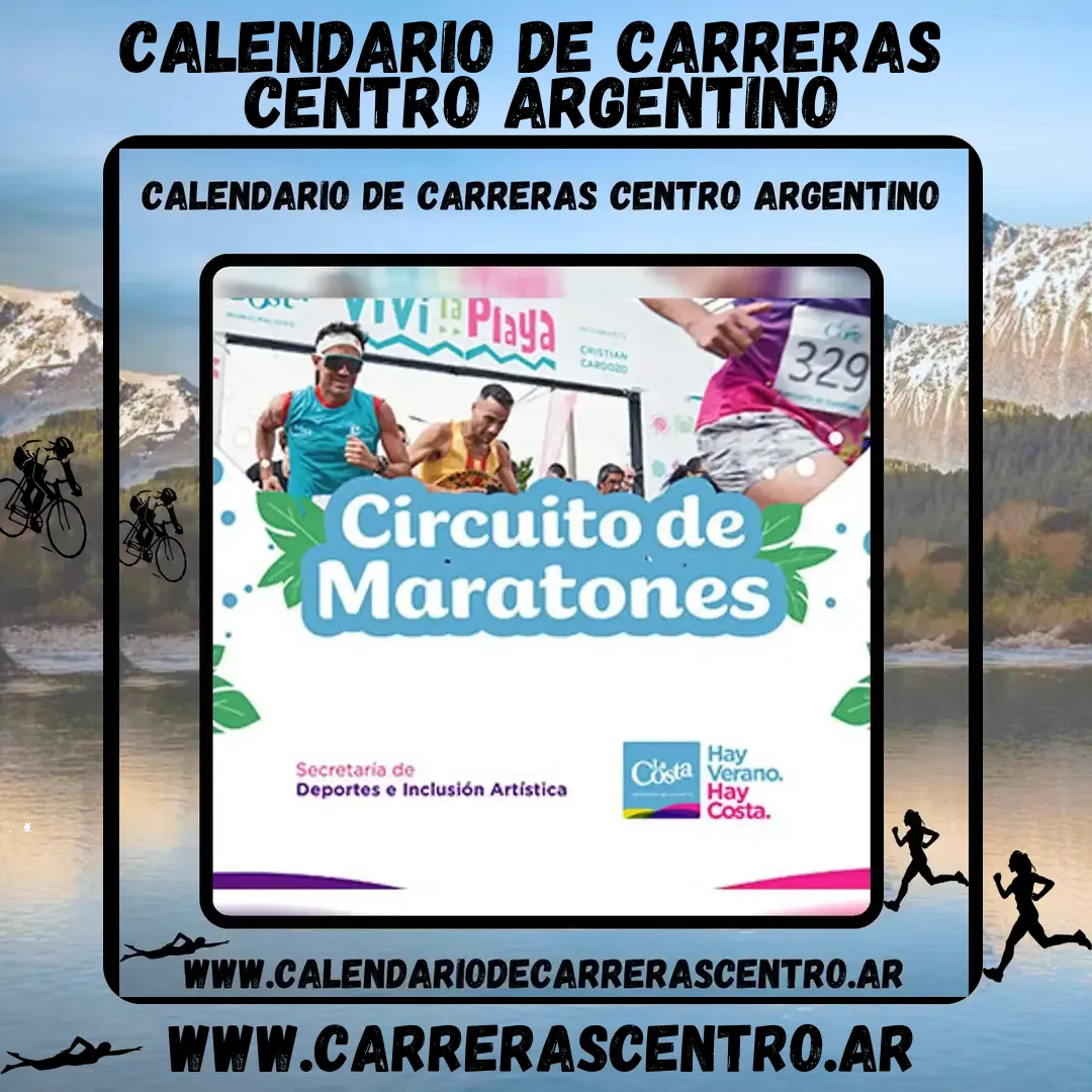 Flyer de La Costa Corre – Mar de Ajo 2024