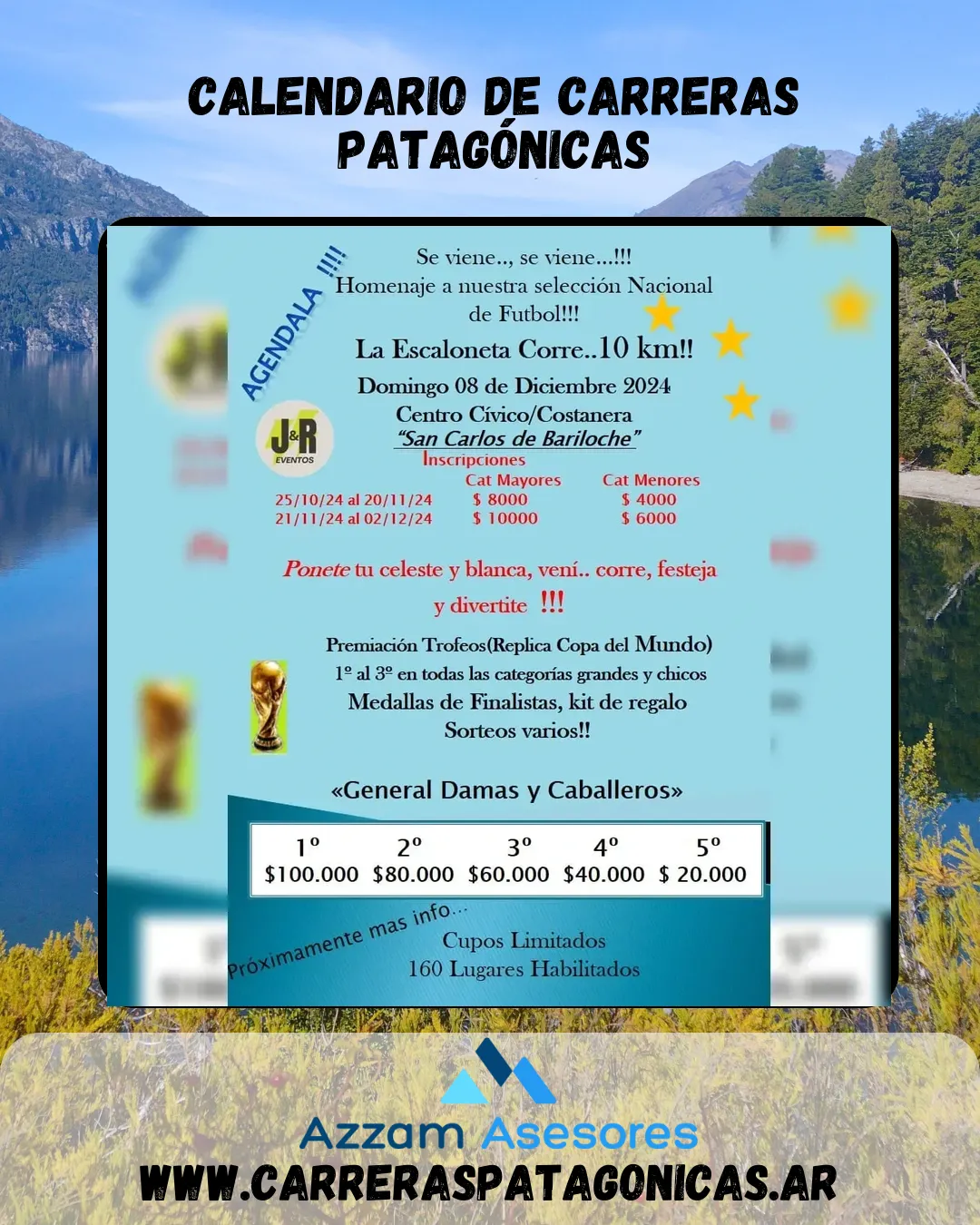 Flyer de La Escaloneta Corre 2024