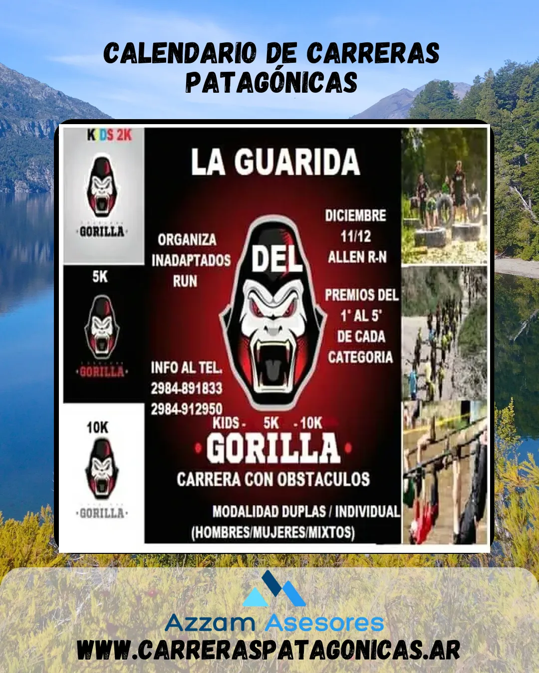 Flyer de La Guarida del Gorila 2022
