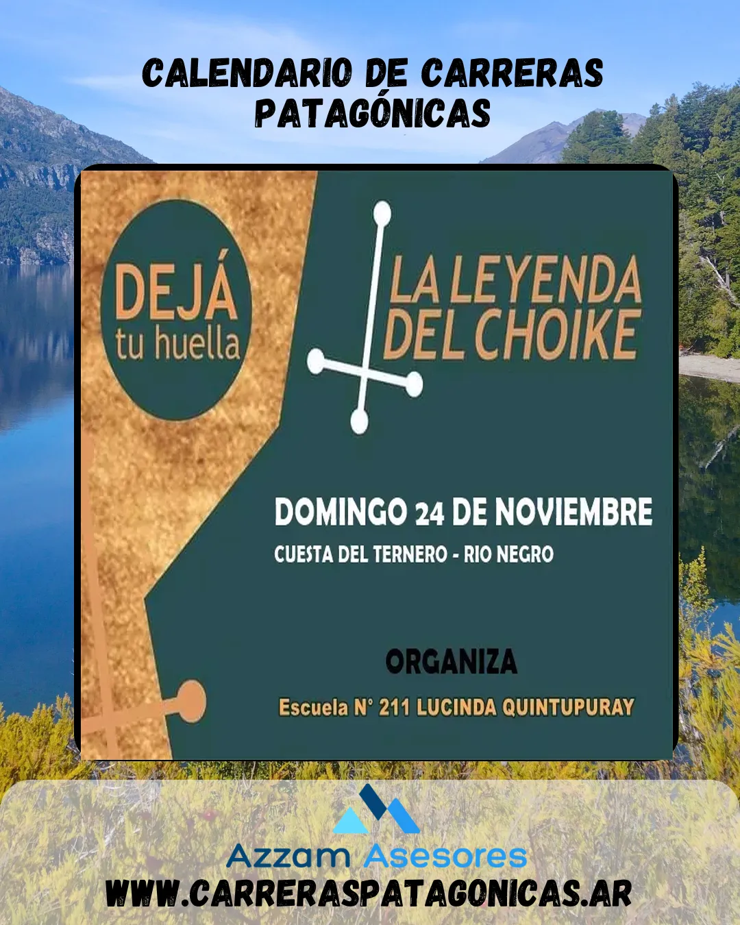 Flyer de La Leyenda del Choike 2024