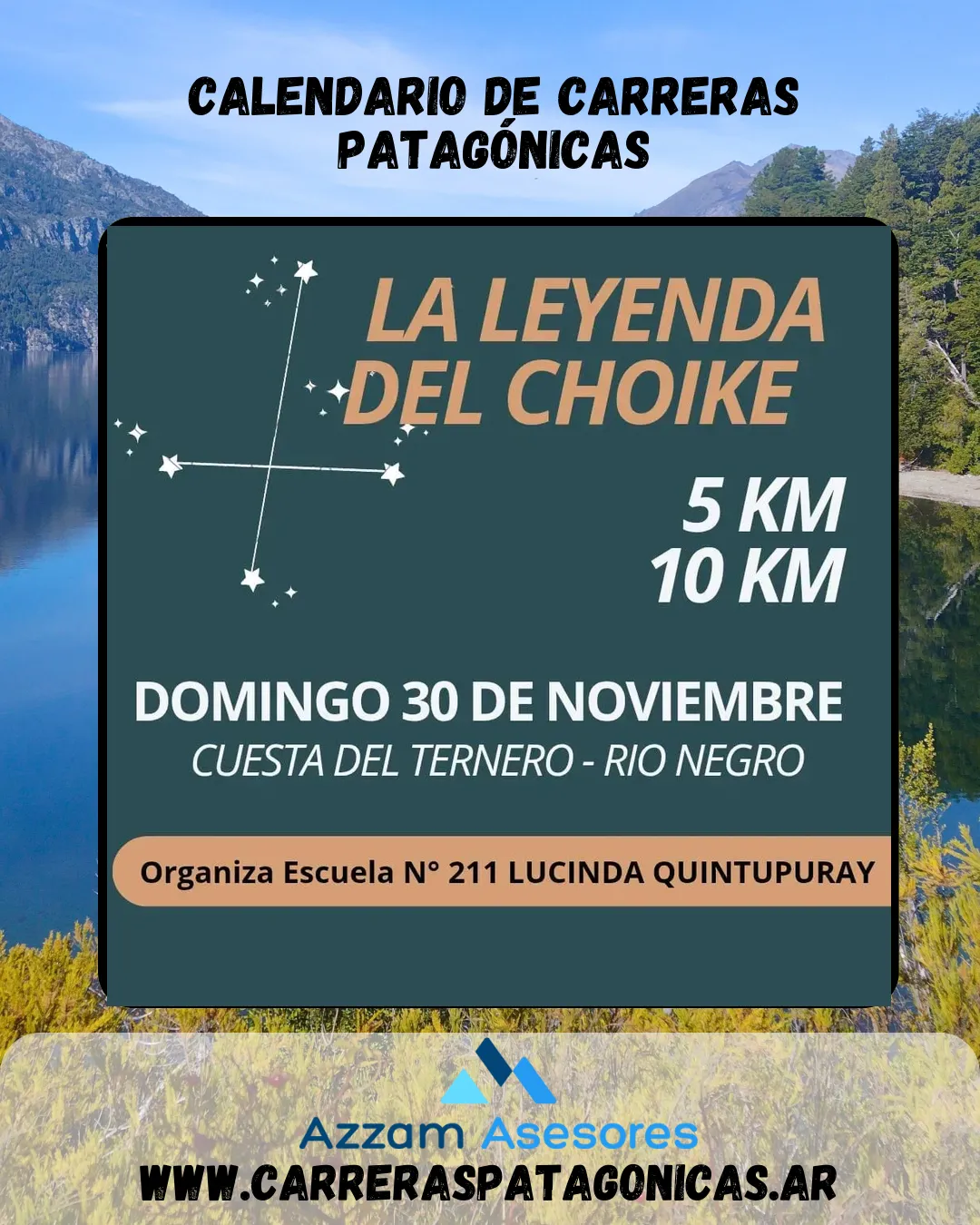 Flyer de La Leyenda del Choike 2025