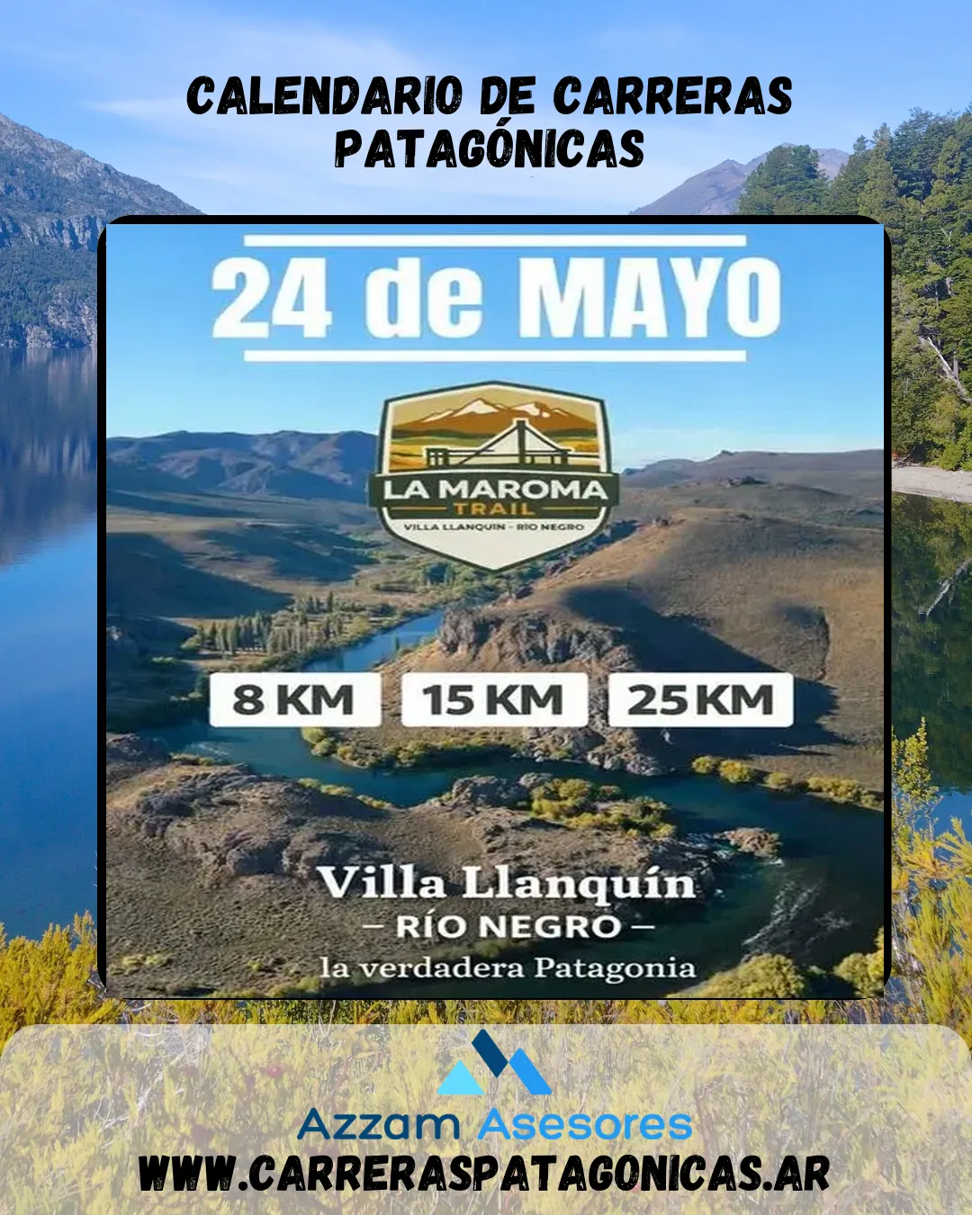 Flyer de La Maroma Trail 2026