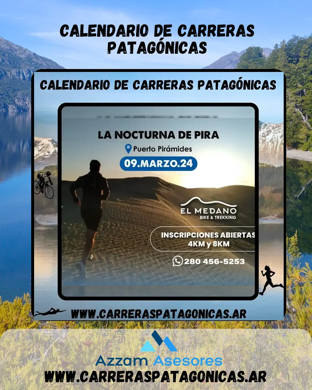 Flyer de La Nocturna de Pira 2024