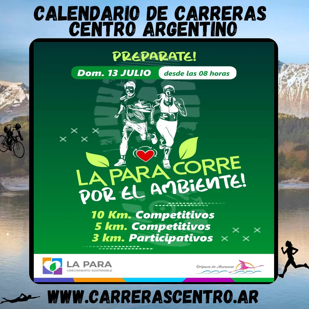 Flyer de La Para Corre por el Ambiente 2025