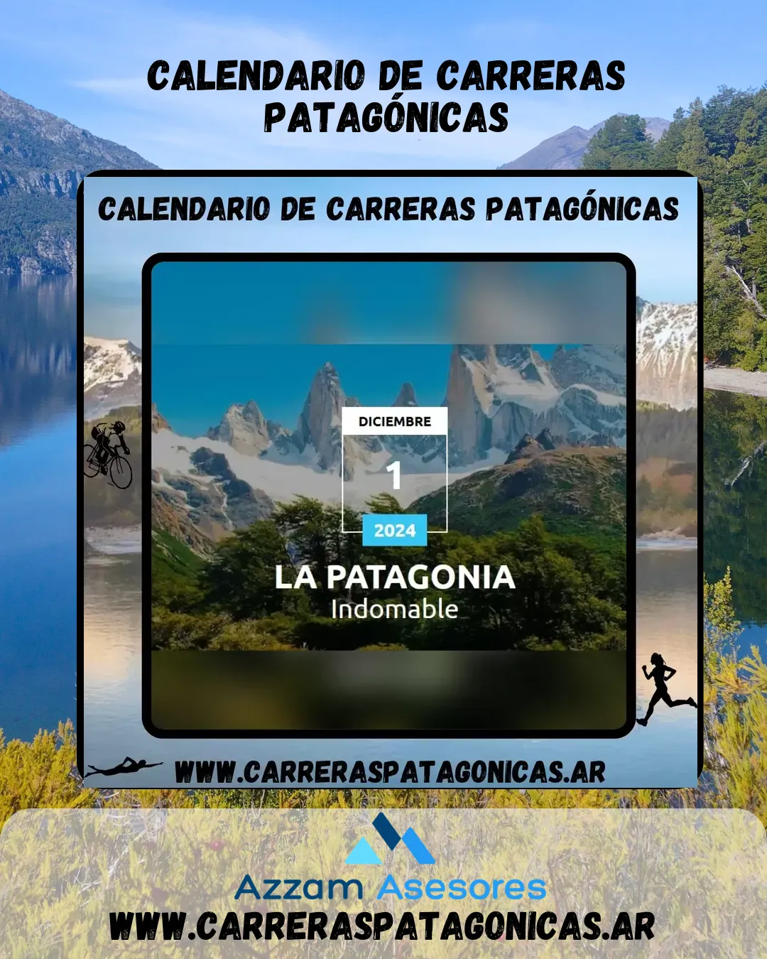 Flyer de La Patagonia «Indomable» 2024