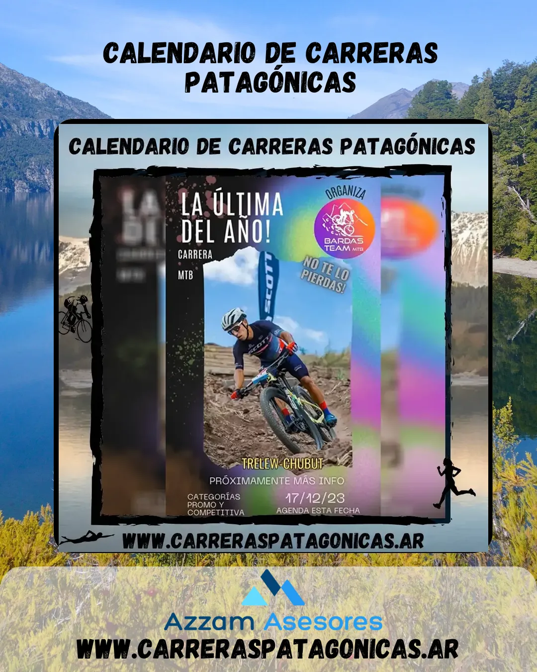 Flyer de La última del año MTB 2023