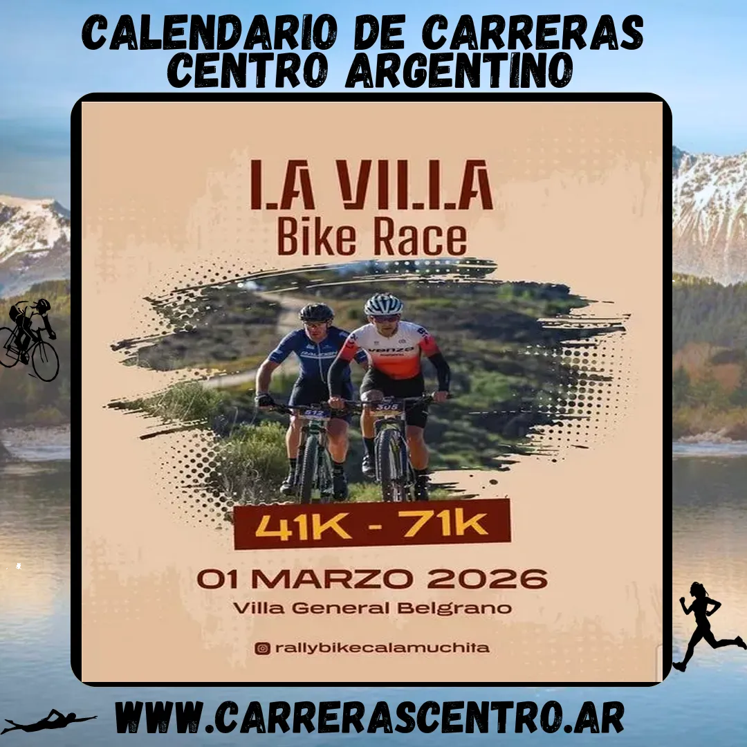 Flyer de La Villa Bike Race 2026