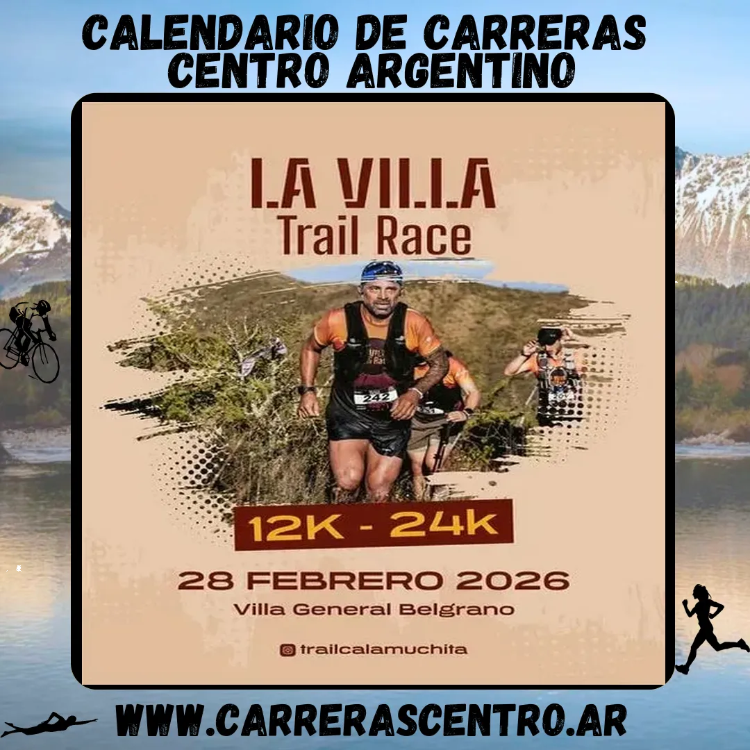 Flyer de La Villa Trail Race 2026