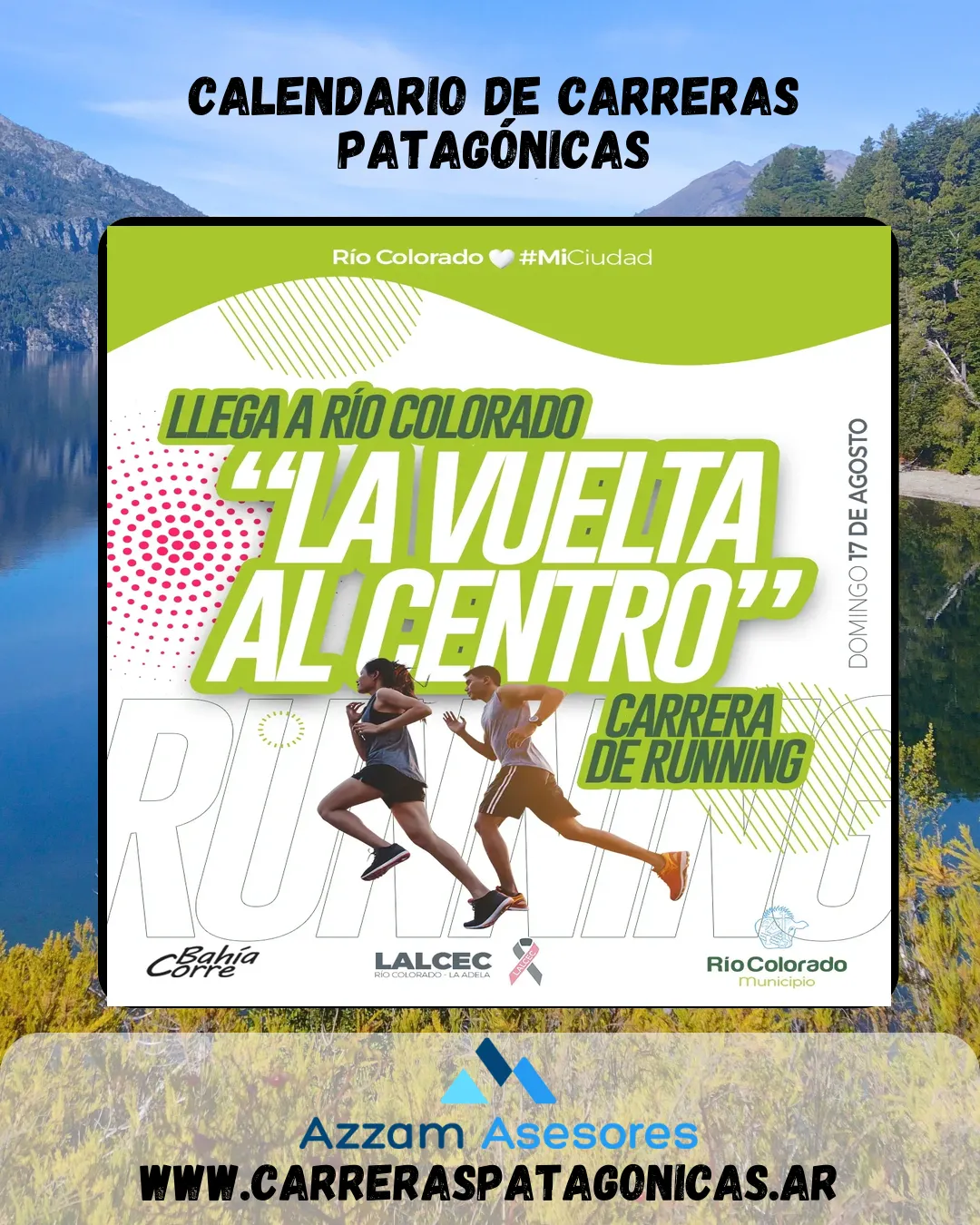 Flyer de La Vuelta al Centro 2025
