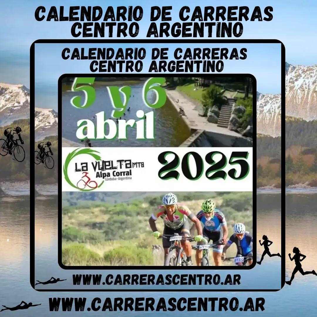 Flyer de La Vuelta Alpa Corral MTB 2025