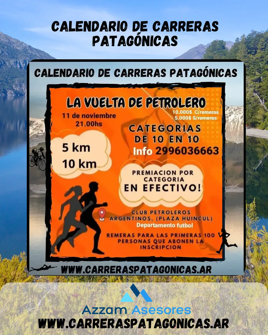 Flyer de La Vuelta de Petrolero 2023