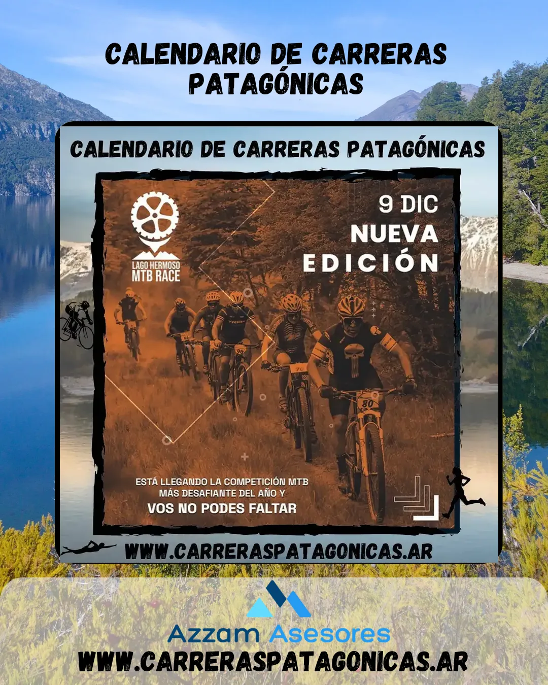 Flyer de Lago Hermoso MTB RACE 2023