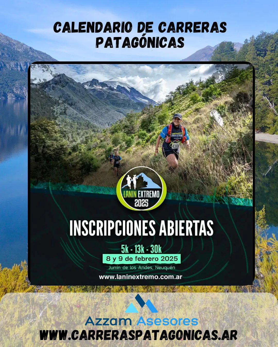 Flyer de LANIN EXTREMO 2025