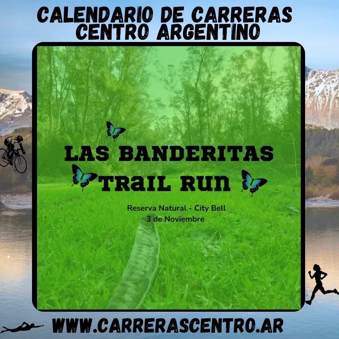 Flyer de Las Banderitas Trail Run 2024