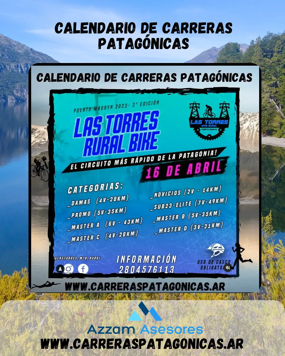 Flyer de Las Torres Rural Bike 2023