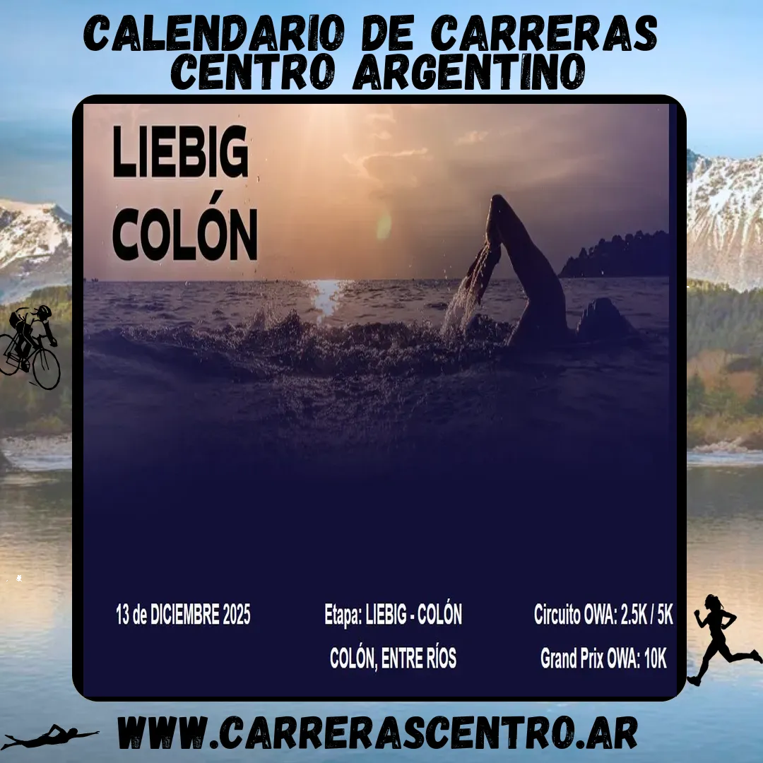 Flyer de Liebig – Colón – Circuito OWA 2025