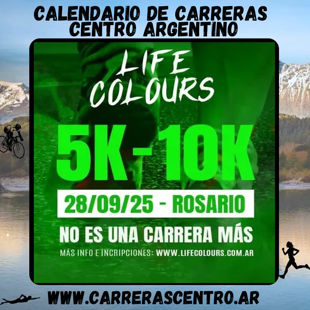 Flyer de Life Colours 2025