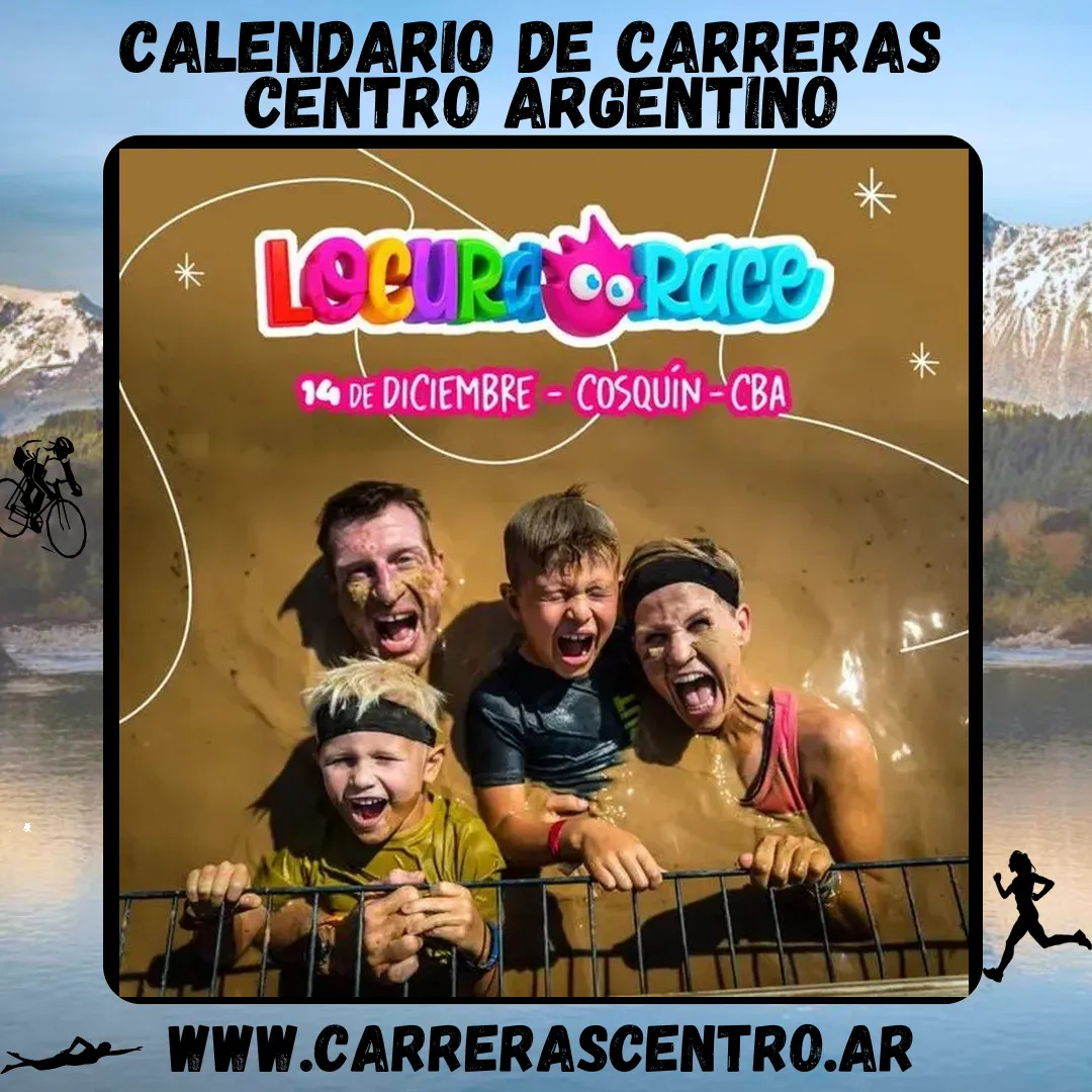 Flyer de Locura Race 2025