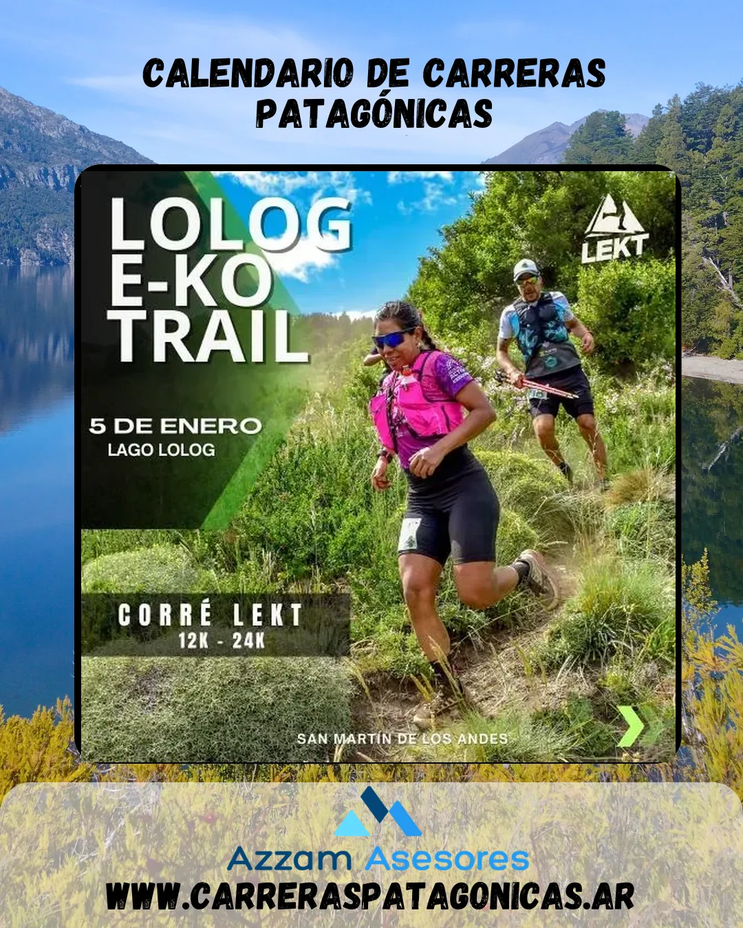 Flyer de Lolog Eko Trail 2025
