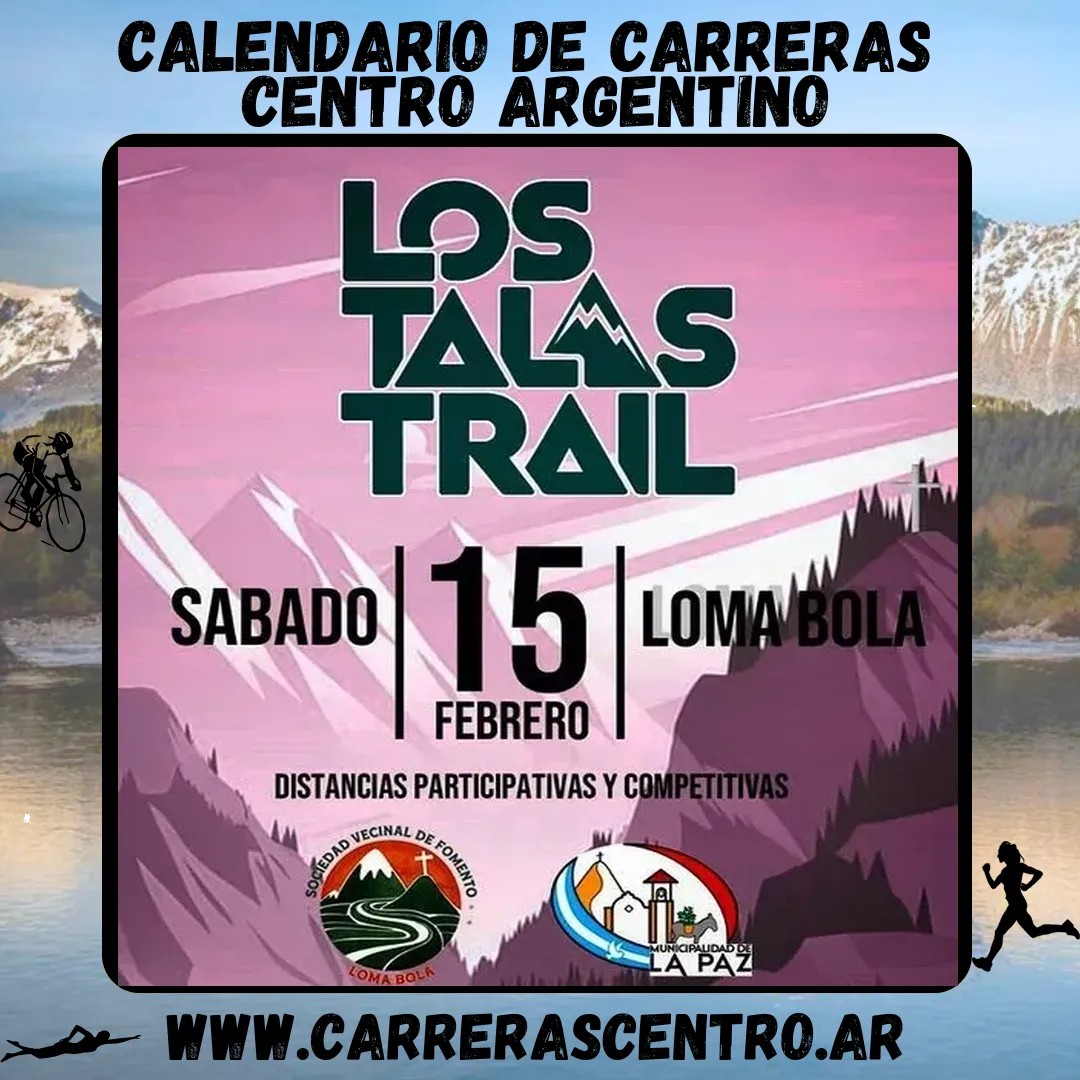 Flyer de Los Talas Trail 2025
