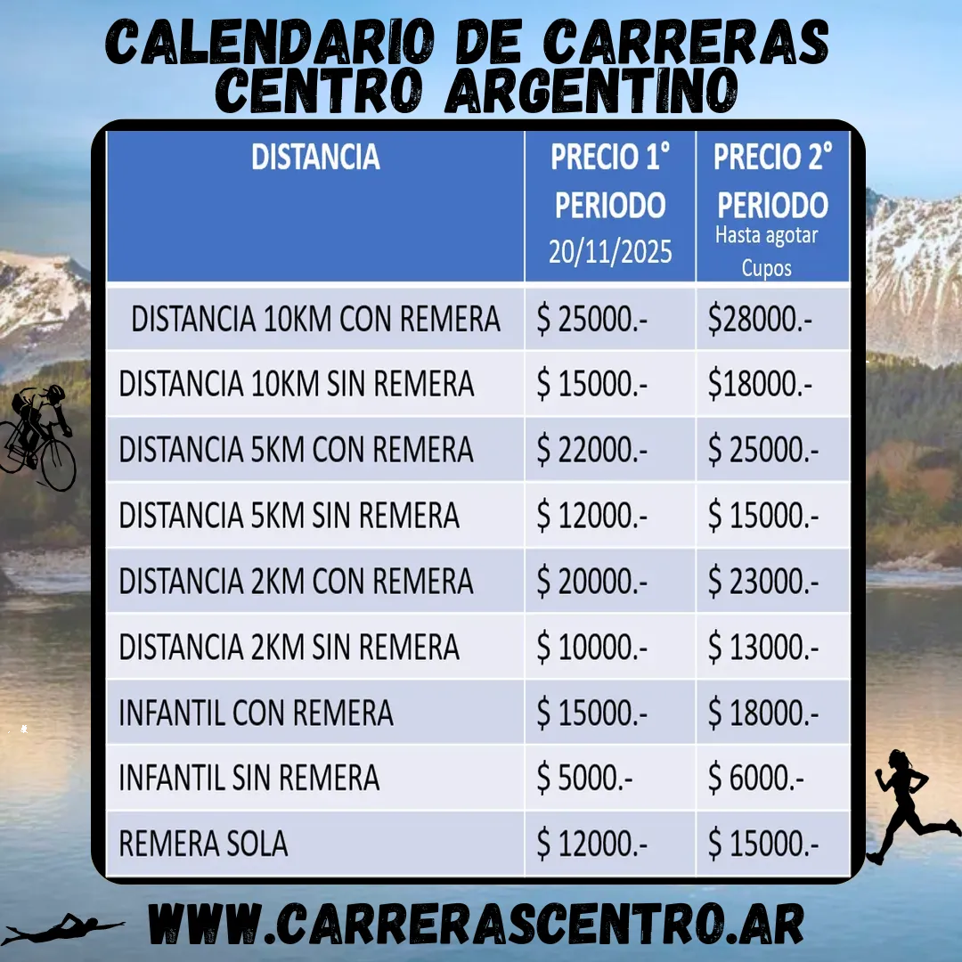 Flyer de Los Talas Trail 2026