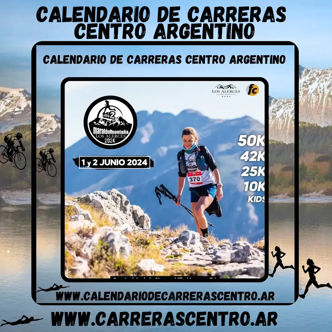 Flyer de M42 Maratón de Montaña Los Alerces 2024