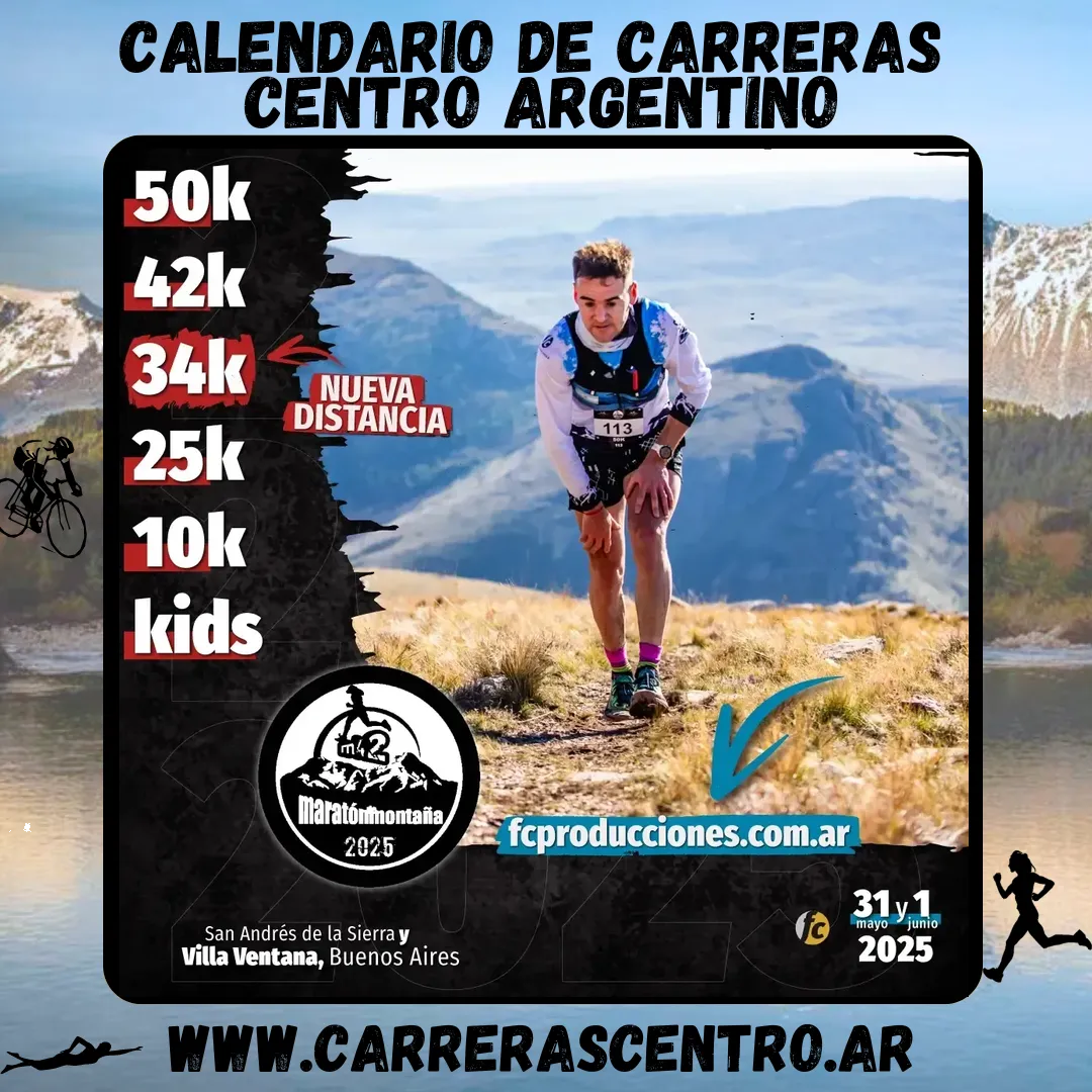 Flyer de M42 Maratón de Montaña 2025